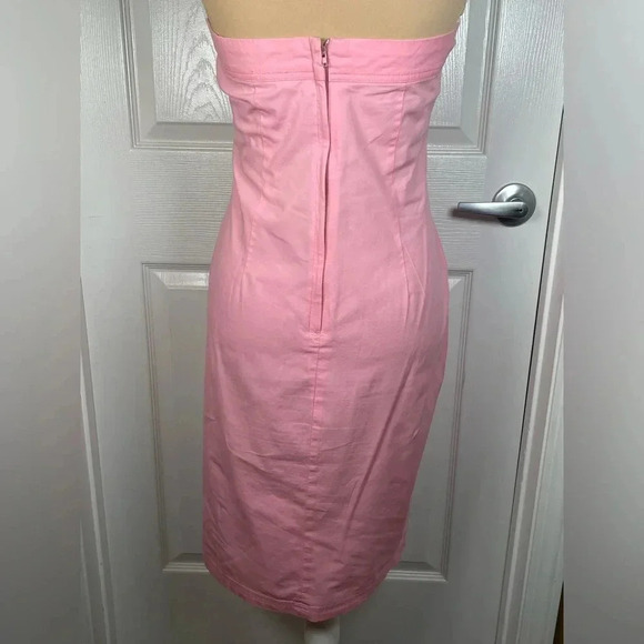 🌸 Bodywaves‎ USA Pink Strapless Mini Dress - Picture 4 of 5